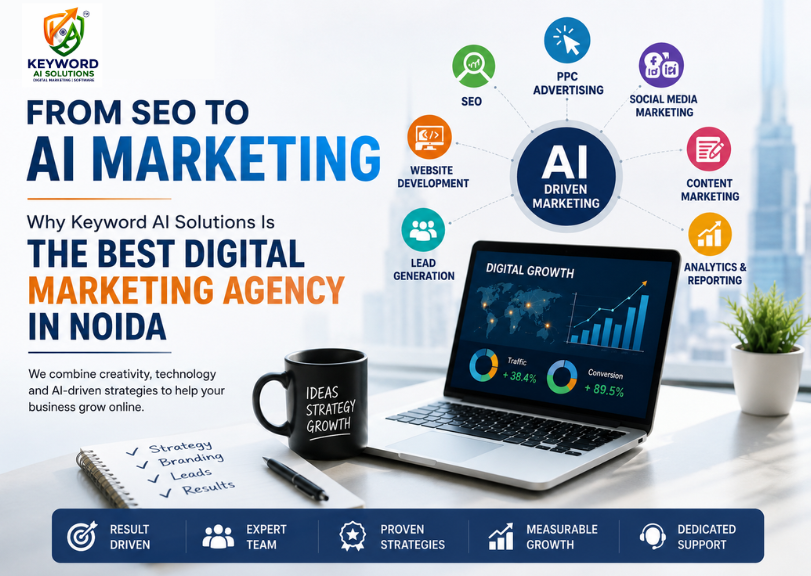 From SEO to AI Marketing: Why Keyword AI Solutions Is the Best Digital Marketing Agency in Noida